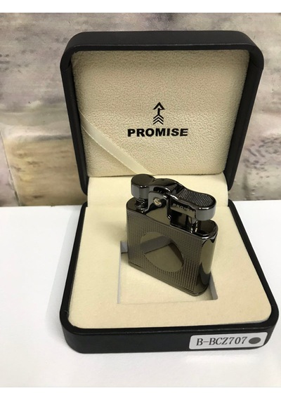 Promise Marka Benzinli Füme Yuvarlak Logo Desenli Kişiye Özel Çak