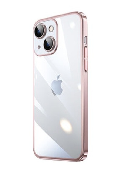 Nihcase Apple Uyumlu iPhone 14 Plus Kılıf Sert Pc Renkli Çerçeveli Riksos Kapak