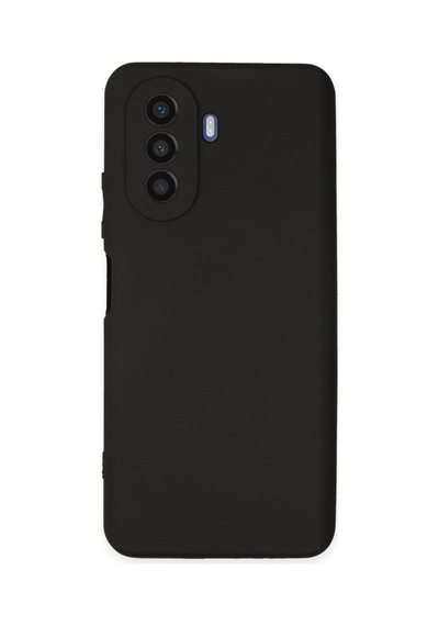Huawei Nova Y70 Uyumlu Kılıf First Silikon - Siyah