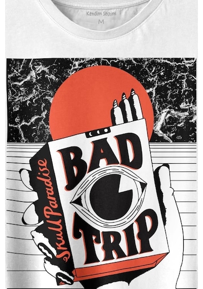 Bad Trip Urban Street Sokak Kültür Baskılı Tişört Unisex T-shirt 001