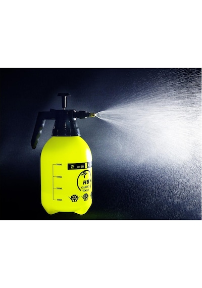 2 Litre El Tipi Tazyikli Bahçe İlaçlama Pompası Fısfıs Çiçek Sula