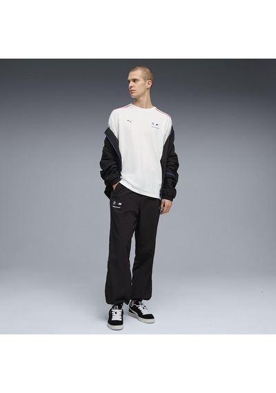 Puma Bmw Mms Mt7 Erkek Beyaz Günlük Stil T-shirt 63487702 Beyaz