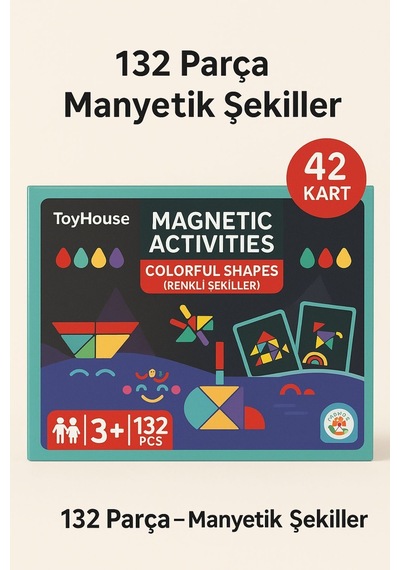 Magnetik Yapboz Dünyası Maynetik 90 Parça + 42 Kart