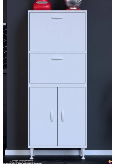 Vento 55 Cm Çok Amaçlı Mutfak Kiler Dolabı Üst Kapaklı Banyo Ayakkabılık Boy Mutfak Dolabı 55x150x32 Beyaz Vento 55 Cm Çok Amaçlı Mutfak Kiler Dolabı Üst Kapaklı Banyo Ayakkabılık Boy Mutfak Dolabı 55x150x32 Beyaz