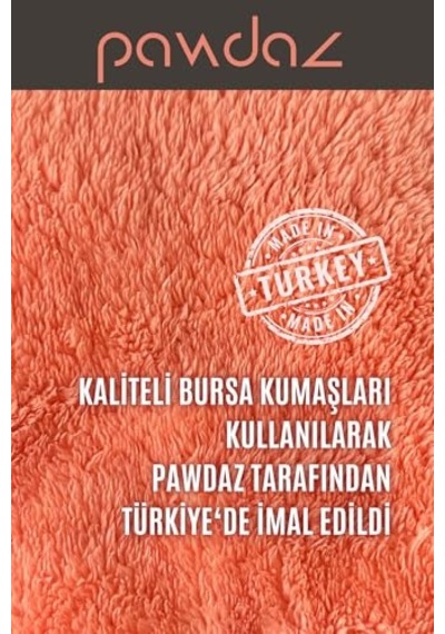 Çift Katlı, Yıkanabilir Kedi Ve Köpek Battaniyesi, Evcil Hayvan Örtüsü Şeftali, Large Acı Kahve - Pembe
