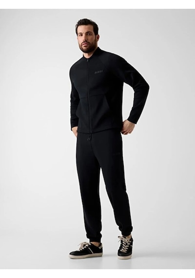 Guess Romolo Erkek Aktif Scuba Jogger Fit Eşofman Altı Siyah