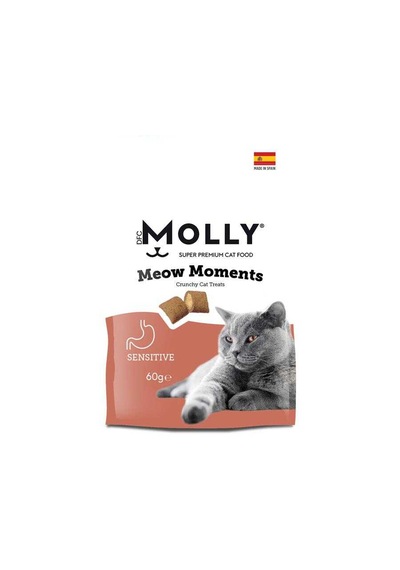 Molly Meow Moments Hassas Kediler İçin Kedi Ödül Maması 60 Gr