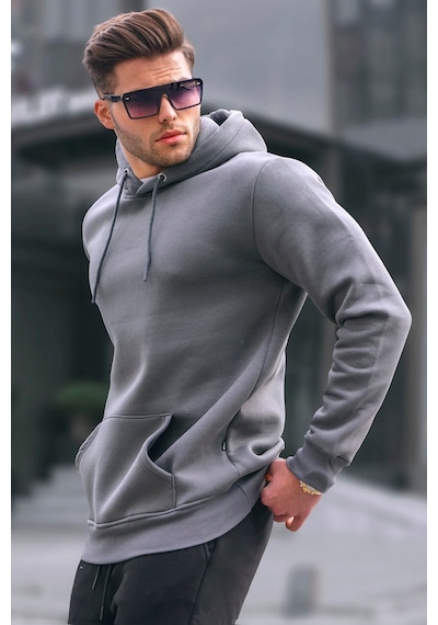 Madmext Madmext Füme Erkek Sweatshirt 5339-füme Füme