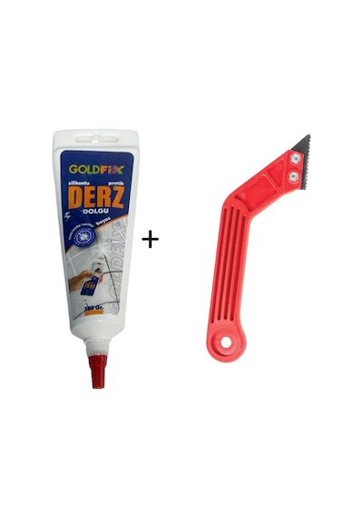 Beyaz Derz Dolgusu - Lavabo Küvet Fayans Derzi Kalemi 380gr + Sök