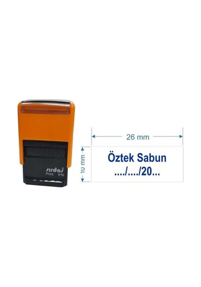 Sırdaş 910 Kişiye Özel İsim Ve Ünvan Kaşesi Mavi Keçe Çok Renkli