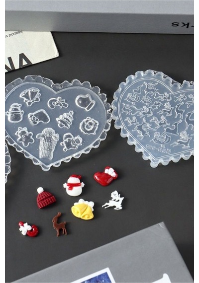 Nail Art Charm Silikon Kalıp Nail Art Desen Kalıbı, Charm Tırnak Süsleme 3d Silikon Kalıp 20