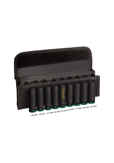 Bosch Pro 1/2" 10-19 Mm Uzun Havalı Lokma Takımı 9 Prç 2608003039