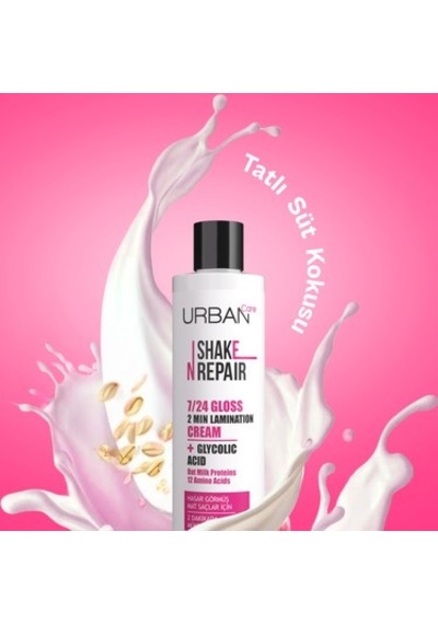 Urban Care Shake N Repair 7/24 Glikolik Asit İçeren Gloss Laminasyon Parlaklık Etkili Durulanan