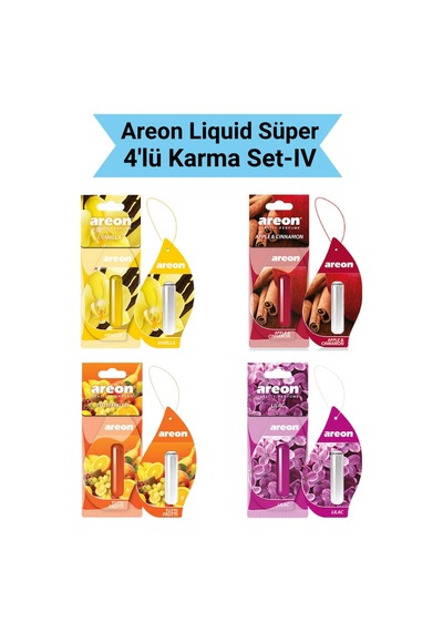 Areon Liquid 5 Ml 4'lü Karma Set-4