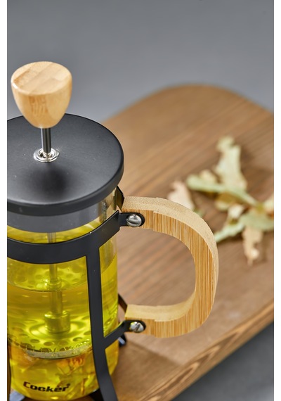 Cooker 350 Ml Cam French Press Siyah