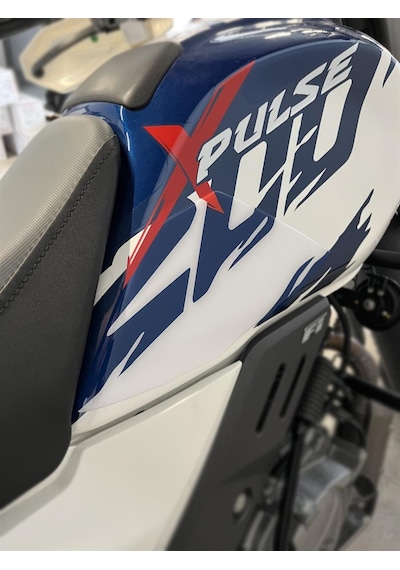 Hero Xpulse Beyaz Mavi Full Tank Pad Set 3d Sticker