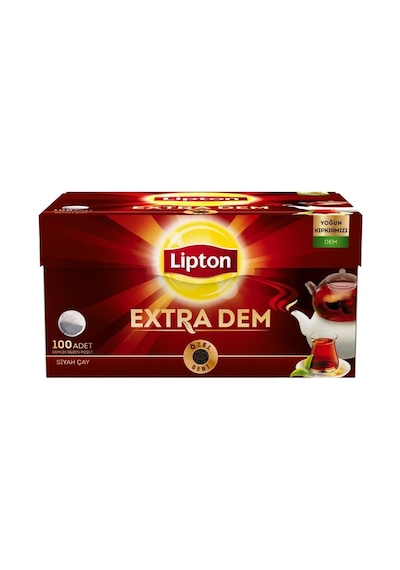 Lipton Extra Dem Siyah Demlik Poşet Çay 100 x 3.2 G