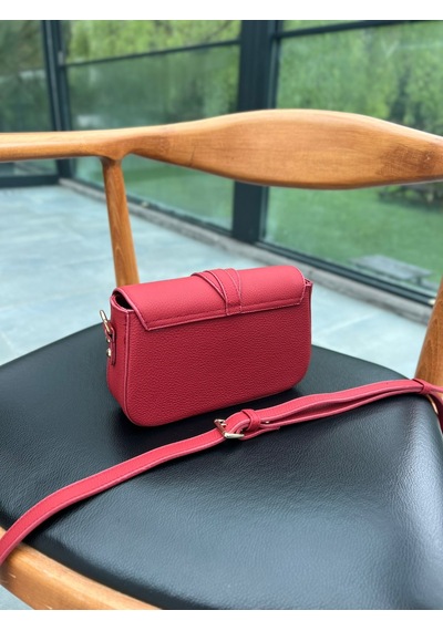 Mft Leather Hakiki Deri Kadın Çanta Viola 1524 Flother Mat Kırmızı