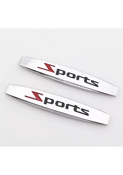 Sport Uyumlu Metal Çamurluk Logo 2 Ad. Arma Car Logo Suv 4x4 Off Road Jeep Oto Aksesuar Sportuycam1
