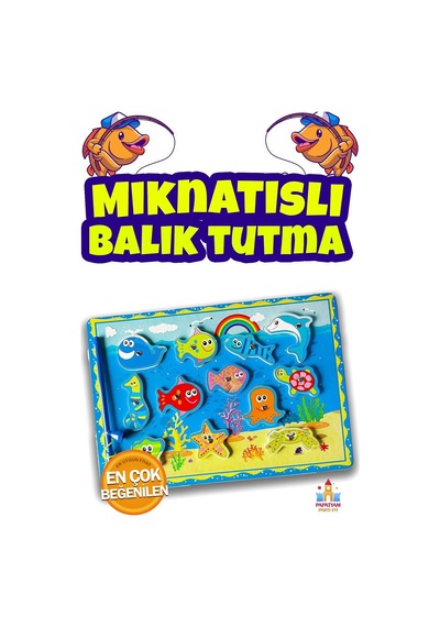 Mıknatıslı Balık Tutma Oyunu - Eğitici Ve Eğlenceli Çocuk Oyuncakları