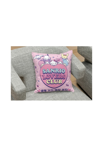 Sanrio Friends Desenli Kare Yastık Kılıfı Çok Renkli