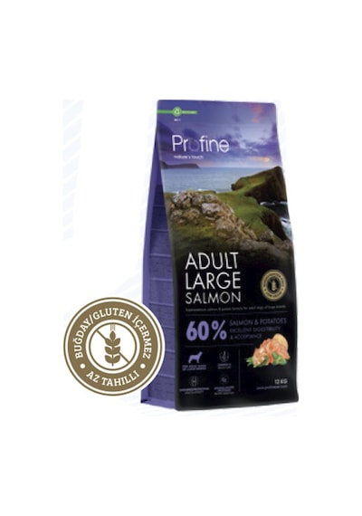 Profine Gluten Free Adult Large Salmon Glutensiz İri Irk Somon Etli Yetişkin Köpek Maması 12 KG