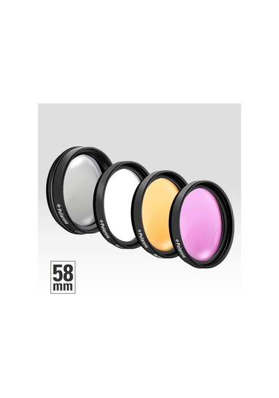 Polaroid Filtre Kit 58 MM 4'lü