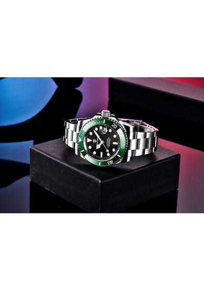 Pagani Design Pd-1661 Submariner 40mm Otomatik Mekanik Kol Saati Paslanmaz Çelik Dalgıç Saat Safir Cam Erkek Saati Siyah-yeşil Diğer