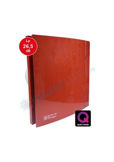 Soler&Palau Silent 100 Cz Design Kırmızı Aksiyel Fan