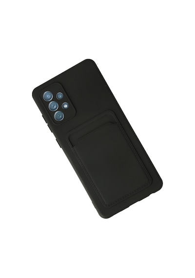 Samsung Galaxy Uyumlu A72 Kılıf Kelvin Kartvizitli Silikon - Siyah Bzsxx00 1
