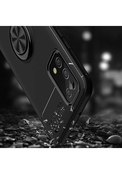 Samsung Uyumlu Galaxy A02s Kılıf Zore Ravel Silikon Kapak Mavi