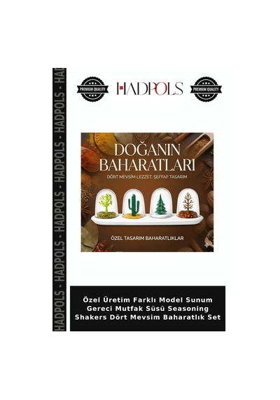 Özel Üretim Farklı Model Sunum Gereci Mutfak Süsü Seasoning Shakers Dört Mevsim Baharatlık Set Çok Renkli