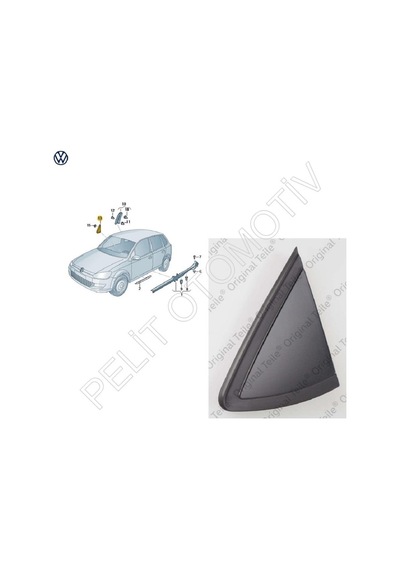 Polo Ayna Köşe Kapağı Sol 6r0853273a 2010- 2018