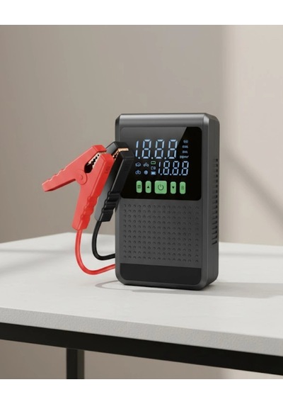 12.000 Mah Şarjlı Araç Akü Takviye Ve Işıklı Hava Kompresörü 1