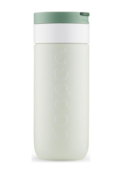 Dopper Travel Mug Yalıtımlı Termos Bardak 400 Ml - Orman Yeşili Açık Yeşil / Beyaz