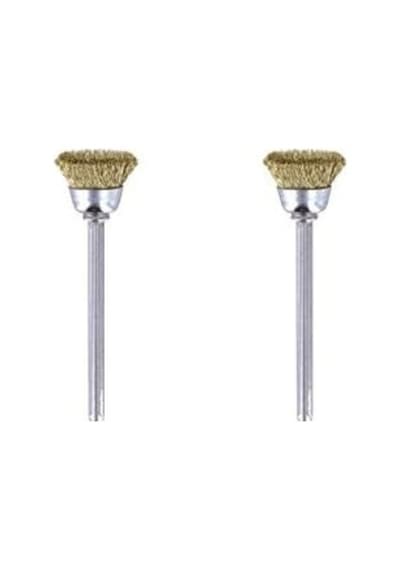 536 Pirinç Fırça, Altın, Bronz Ve Bakır Temizleme, 13 Mm, 2'li
