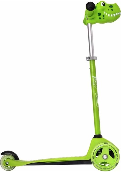 Evo 3 Tekerlekli Dino Işıklı Mini Cruiser Scooter