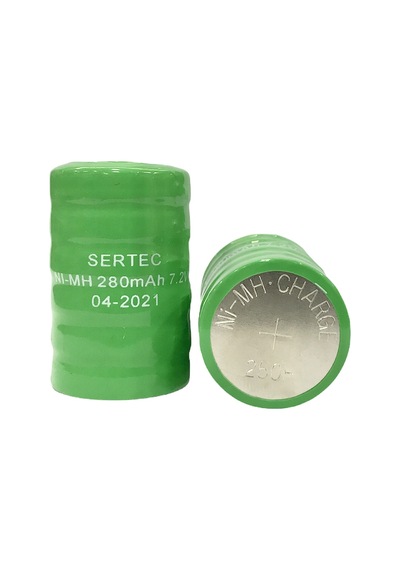 Sertec - 7.2v Ni-mh 280 Mah Buton Şarjlı Pil