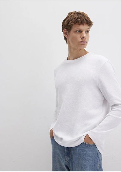 Mavi Erkek Sweat M065755-620-22497 Beyaz