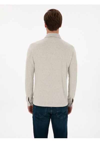 Cacharel Erkek Taş Sweatshirt 50311374-vr049 Gri