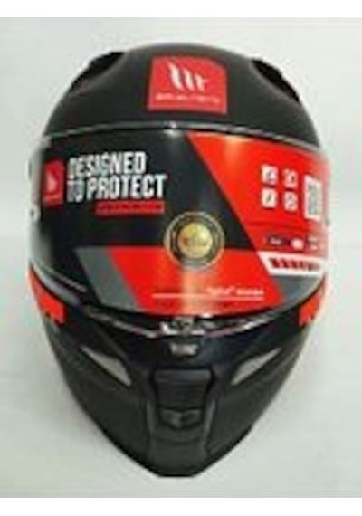 Mt Kask Revenge 2 Solid A1 Matt Black Şeffaf Vizörlü Mat Siyah Mat Siyah