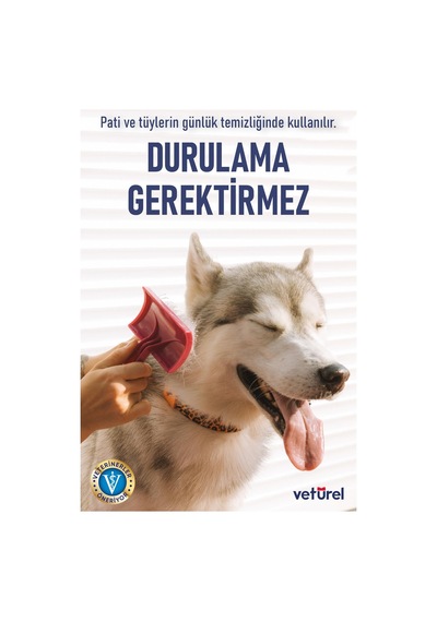 Veturel Kedi Köpek Pati Temizleme Koku  Kir Tüy Bakım Spreyi 1 L
