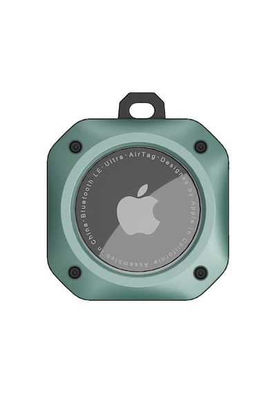Buff Tagsafe Proshield Taşınabilir Anahtarlık Apple Uyumlu AirTag Kılıf Green