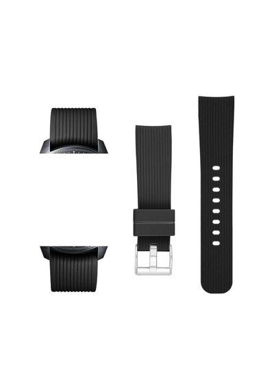 Samsung Uyumlu Galaxy Gear S2 Classic Sport Ticwatch Silikon Kordon Kayı