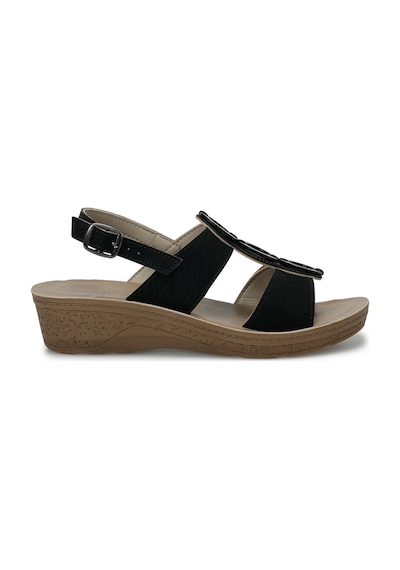 Polaris 409036.z Siyah Kadın Comfort Sandalet 409036.z6fx 000000000102251139