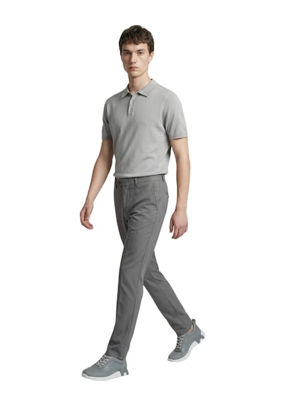 Anthony Jackson Premium Erkek Triko Polo Yaka T-shirt Giovanni Gri