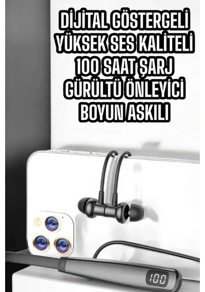 Bluetooth Kulaklık Uzun Şarj Süresi Ipx5 Su Geçirmez 10 Metre Erişim
