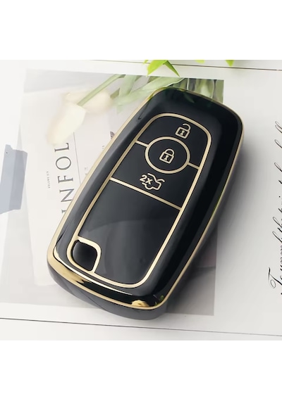 Ford Kuga Ranger Tourneo Courier Ranger Amarok Mondeo Anahtar Kılıfı Siyah Gold