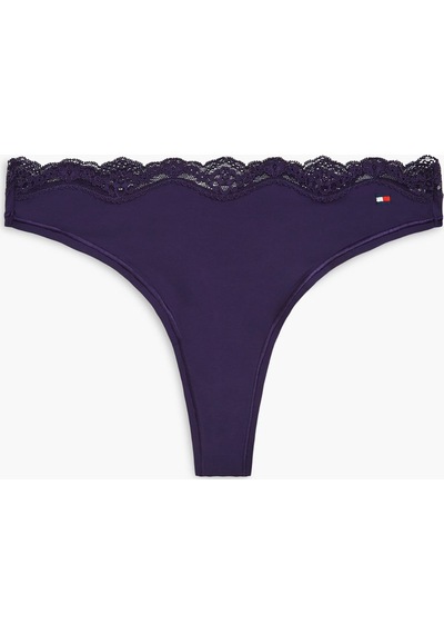 Tommy Hilfiger Kadın Mor Tanga Külot-16113