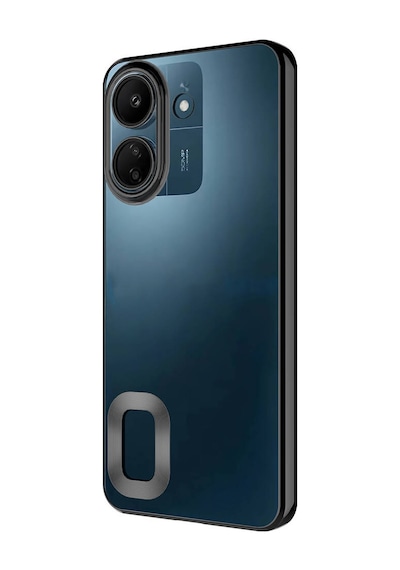 More Tr Redmi 13c Kılıf Kamera Korumalı Logo Gösteren Mtr Omega Kapak - Gümüş
